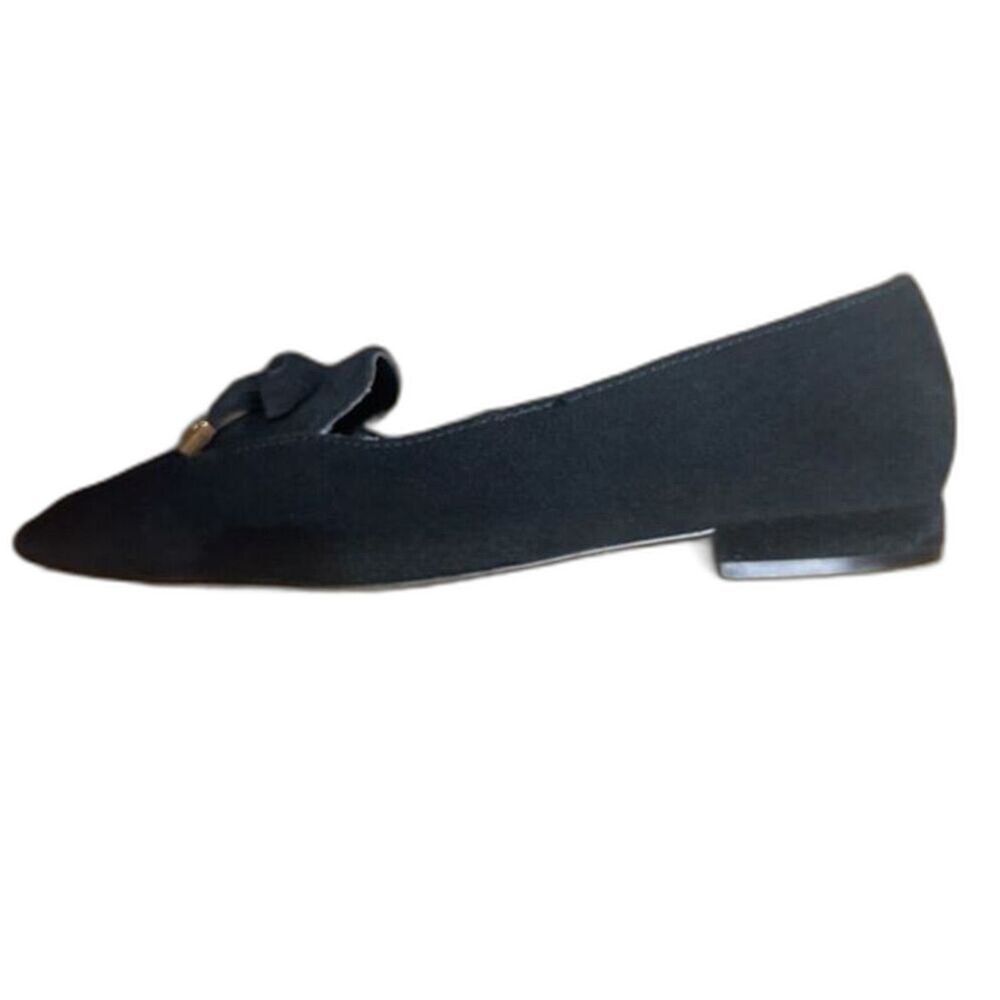Nanette Lepore Frankie Black Suede sz 6